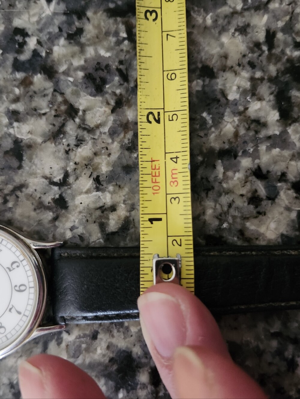Vtg 90's Tiffany & Co. White Dial Black Leather Strap Watch - Picture 14 of 16